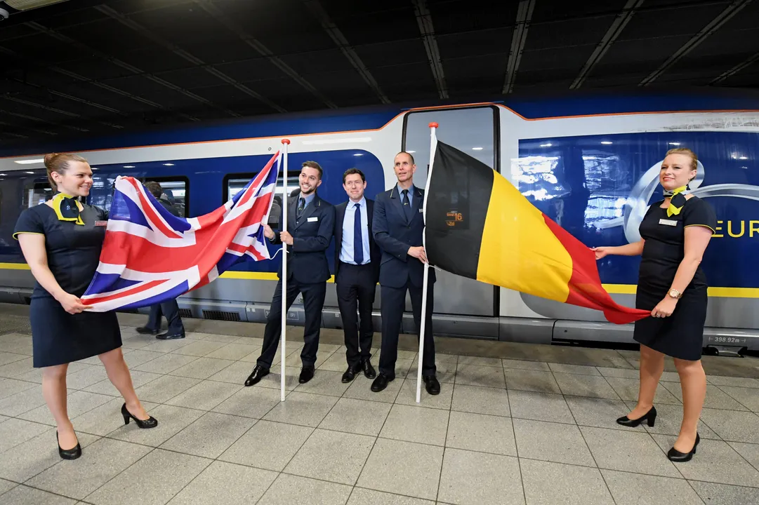 Eurostar launches its new state-of-the-art e320 trains on the London-Brussels route 