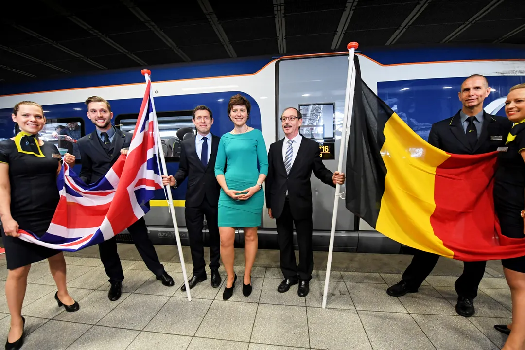 Eurostar launches its new state-of-the-art e320 trains on the London-Brussels route 