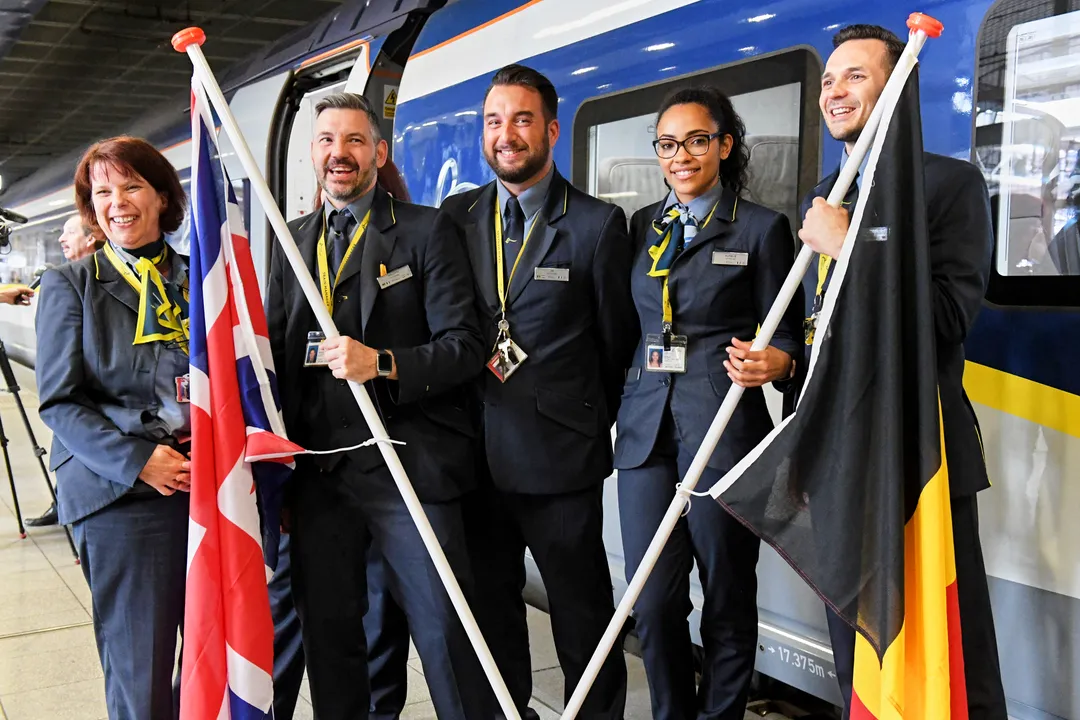 Eurostar launches its new state-of-the-art e320 trains on the London-Brussels route 