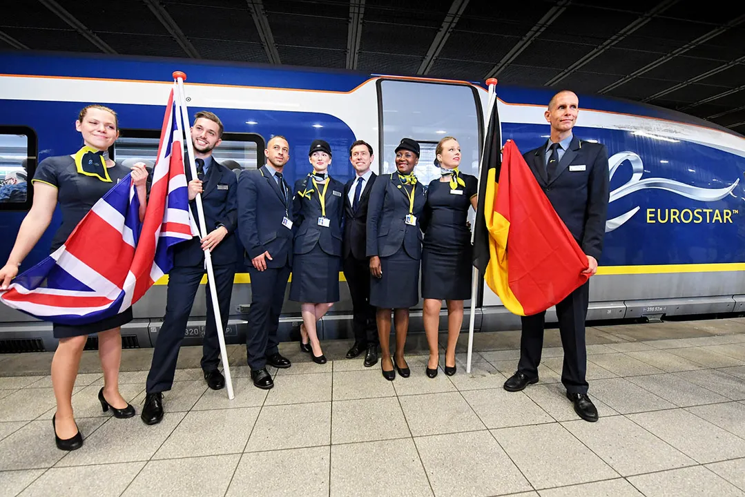Eurostar launches its new state-of-the-art e320 trains on the London-Brussels route 